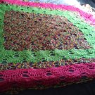 bright colored soft lap blanket
