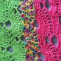 bright colored soft lap blanket