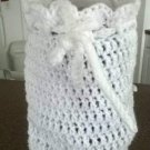 Bottle gift bag white small