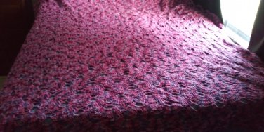 pink/purple blanket