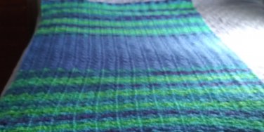 ocean colored theme blanket