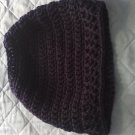 blue ponytail hat