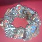 Fancy Bracelet with Fabric ( swirls )