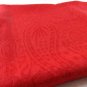 Paisley Jacquard Weave, Self Print, Red Pure wool Semi Pashmina - soft,