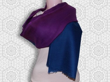 Dual Colour Pure Wool, Tie & Dye, pashmina, stole, warm, lighty