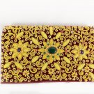 Evening clutch, fashion accessories, ladies hangbad with golden string,