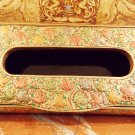 EXCLUSIVE Tissue Box, hand printed papier mache