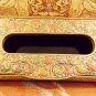EXCLUSIVE Tissue Box, hand printed papier mache
