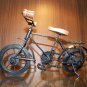 Houseware, iron cycle model, handmade, wood seat, black colour, gift item