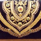 Vintage ebroidery style work, neck embroidery inspired, zari work by hand