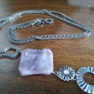 Amethyst chain necklace