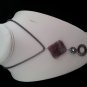 Amethyst chain necklace