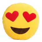 In Love Emoji Cushion Pillow - Smiling Face with Hearts