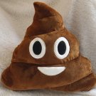 Smiley Poop Face Emoji Cushion Pillow