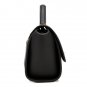 Single Side Sling Wings Embossed Swing Hand Bag - Black