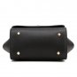 Single Side Sling Wings Embossed Swing Hand Bag - Black