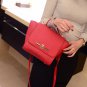 Single Side Sling Wings Embossed Swing Hand Bag - Bright Red
