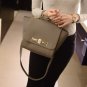 Single Side Sling Wings Embossed Swing Hand Bag - Grey