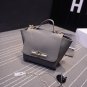 Single Side Sling Wings Embossed Swing Hand Bag - Grey