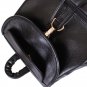 Double Strap Schoolgirl Travel Style Drawstring School Bag Backpack - Black