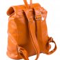 Double Strap Schoolgirl Travel Style Drawstring School Bag Backpack - Light Brown