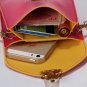 Single Side Sling Mini Envelope Purse Pouch Bag - Portrait Hot Pink