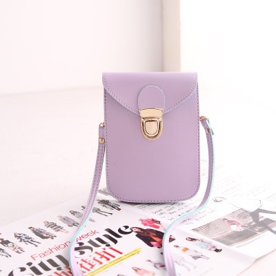 Single Side Sling Mini Envelope Purse Pouch Bag - Portrait White