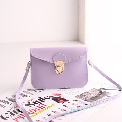 Single Side Sling Mini Envelope Purse Pouch Bag - Landscape White
