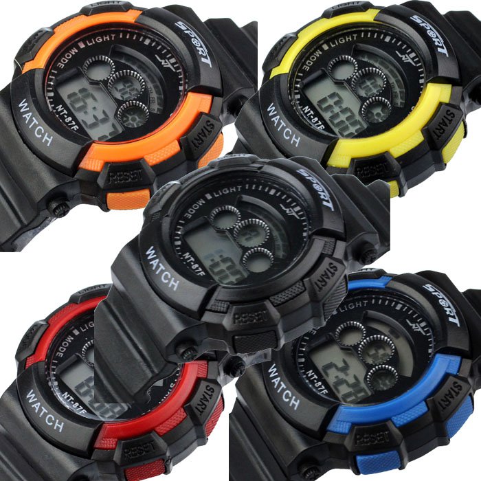 Sports LED Light Electronic Digital Watch