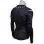 S Size Black Panther Move 2018 3D Printed T-shirts Tee Long Sleeve Cosplay Costumes Compression Tops