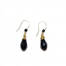 Grecian Inspired Stylish, Black Onyx Briolette Earrings