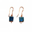 Dainty, Popping Turquiose Stone Earrings