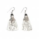 Tassel Earrings with Italian Made Sterling Silver Tassell Chains