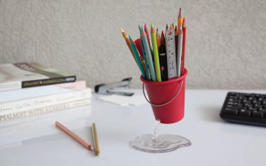 Peleg Design DESK BUCKET Whole in the bucket Home Kitchen Gifts free ship