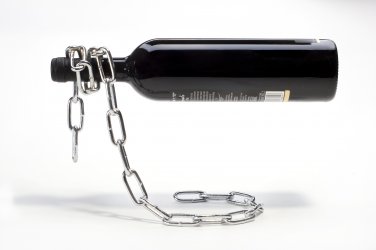 Peleg Design CHAIN Wine Bottle Holder Home Kitchen Gifts Office free ship