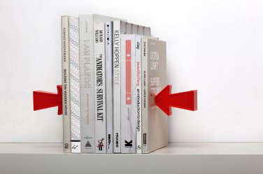Peleg Design 2 ARROW Magnetic Bookends Home Kitchen Gifts Office free ship