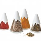 Peleg Design HIMALAYA SET 4 Mountain Spice Shakers Home Kitchen Gifts Office free ship