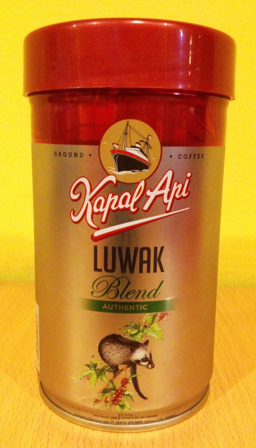 Authentic KAPAL API LUWAK BLEND COFFEE 200g - Ground Coffee
