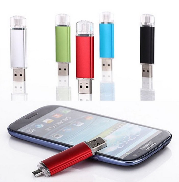 32G USB to Micro USB Flash Drives U Disk For PC and OTG Smart Phone