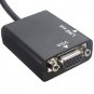 1080P Mini HDMI Male To VGA Female Video Converter Adapter HD Cable
