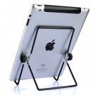 Universal Adjustable Angle Steel Foldable Stand Holder For iPad 2