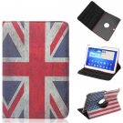 Flag 360 Design Rotating Leather Case For Samsung Tab 3 10.1 P5200
