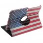 Flag 360 Design Rotating Leather Case For Samsung Tab 3 10.1 P5200