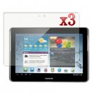 3x Clear Screen Guard Protector Film For Samsung Galaxy Tab 2 10.1