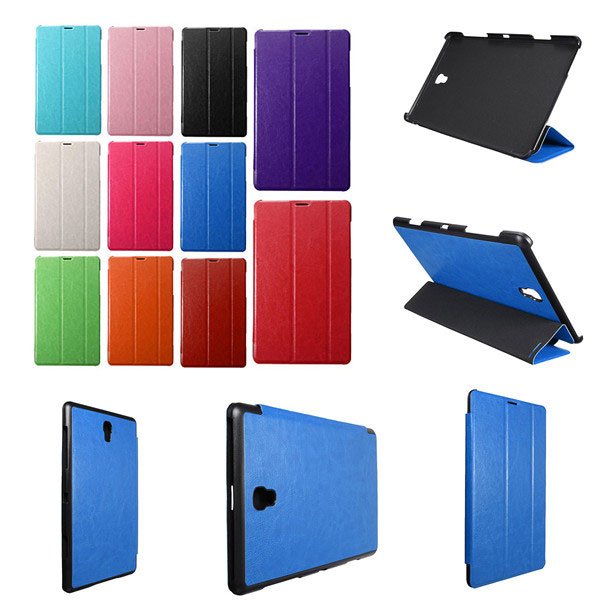 Crazy Horse Tri-Fold PU Leather Stand Case For Samsung Galaxy T700
