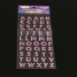 Glitter Crystals Alphabet Letter Stickers Self DIY A-Z Words Decor