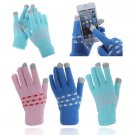 Capacitive Touch Screen Hand Warmer Knit Gloves For Tablet Cellphone