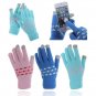 Capacitive Touch Screen Hand Warmer Knit Gloves For Tablet Cellphone