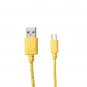 1M Fabric Woven USB Data Sync Changer Cable For Tablet Cellphone