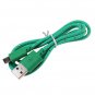 1M Fabric Woven USB Data Sync Changer Cable For Tablet Cellphone